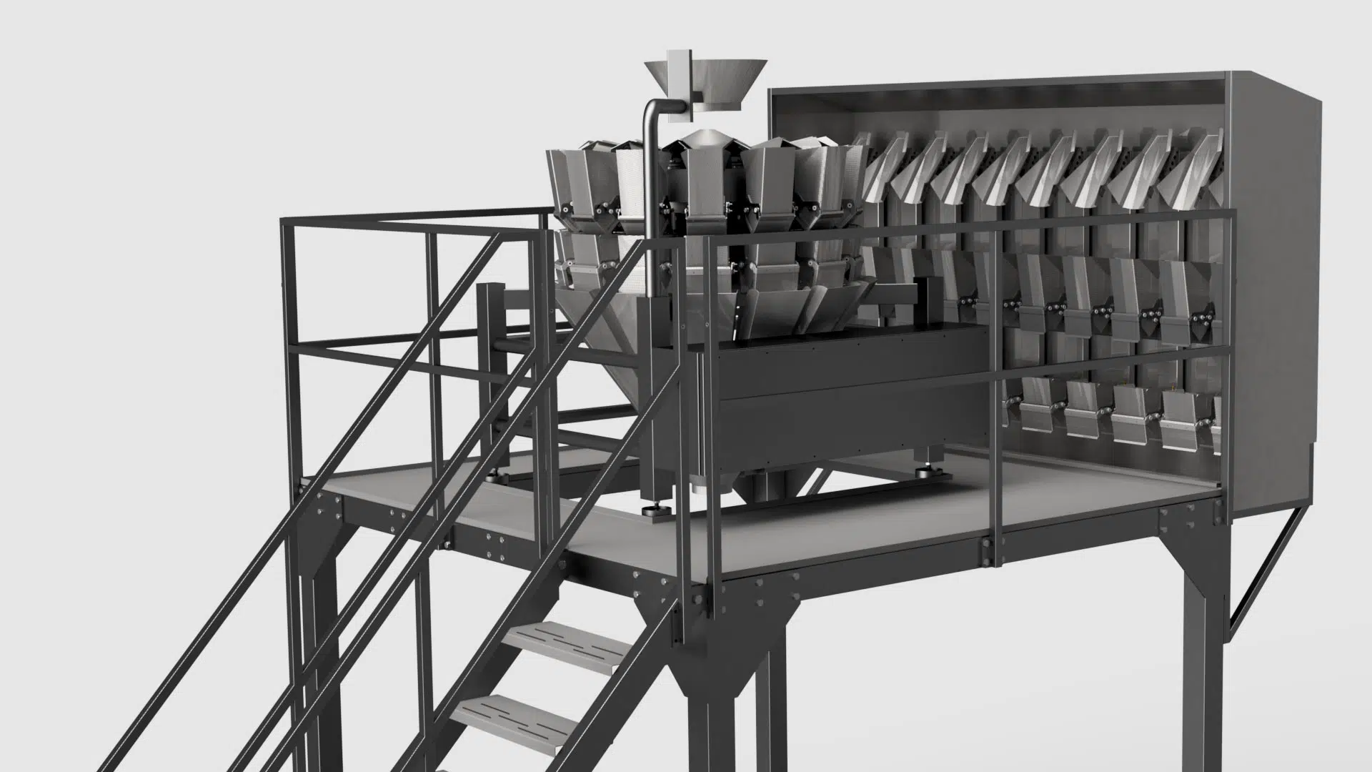 Image of Bessen's industrial working platform, designed for safe and efficient access to machinery and equipment